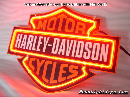 Harley Davidson Motor Cycle Neon Light Sign - Harley