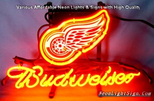 New Detroit Red Wings NHL Beer Man Cave Neon Sign –
