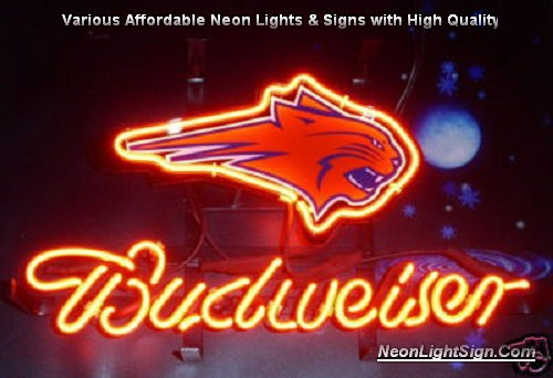 NBA Charlotte Bobcats Budweiser Beer Bar Neon Light Sign