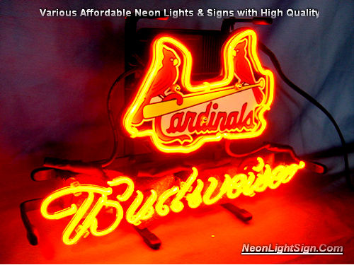 New Busch St Louis Cardinals Neon Light Sign 20"x16" Beer Bar Man Cave 