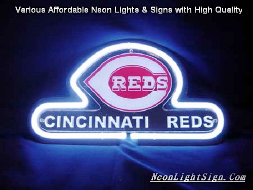 MLB Cincinnati Reds 3D Beer Bar Neon Light Sign