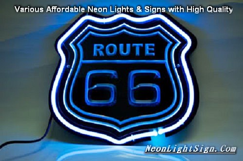 Route 66 Road 3D Beer Bar Neon Light Sign