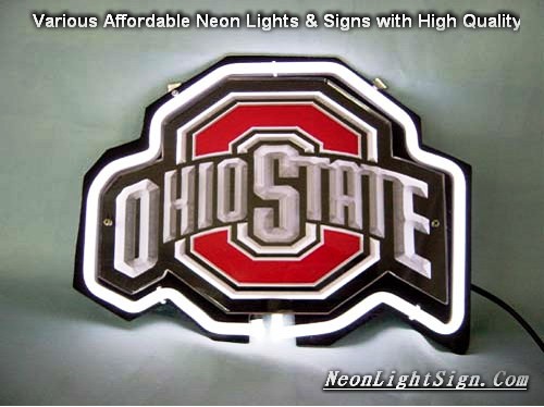 FAST SHIPPING NCAA Ohio State Buckeyes Beer Bar 3D Carved Neon Sign Light 