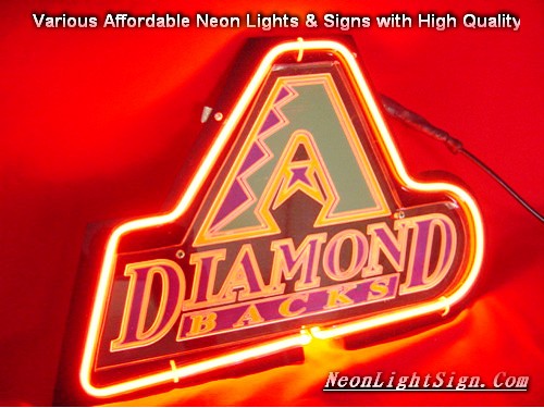 MLB Arizona Diamond 3D Beer Bar Neon Light Sign