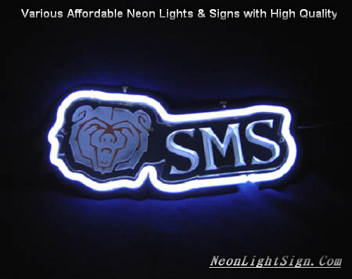 SMS 3D Beer Bar Neon Light Sign