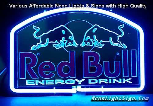 Red Bull Energy Drink 3D Beer Bar Neon Light Sign