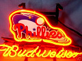 NFL Philadelphia Phillies Budweiser Beer Bar Neon Light Sign