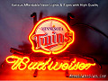 MLB Minnesota Twins Budweiser Beer Bar Neon Light Sign