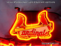 MLB St.Louis Cardinals Budweiser Beer Bar Neon Light Sign