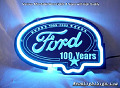 Ford 100th Years Anniversary 1903-2003 Neon Bar Light Sign