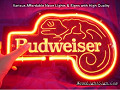 Budweiser lizard 3D Beer Bar Neon Light Sign