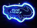 Bud light Crocodile 3D Beer Bar Neon Light Sign