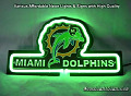 NFL Miami Dolphins 3D Neon Sign Beer Bar Light