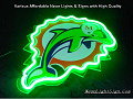 NFL Miami Dolphins M 3D Neon Sign Beer Bar Light