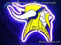 NFL Minnesota Vikings 3D Neon Sign Beer Bar Light