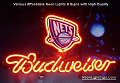 NBA New Jersey Nets Budweiser Beer Bar Neon Light Sign