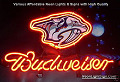 NHL Nashville Predators Budweiser Beer Bar Neon Light Sign