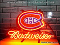 NHL Montreal Canadians Hockey Budweiser Beer Bar Neon Light Sign