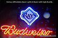 MLB Tampa Bay Rays Budweiser Beer Bar Neon Light Sign