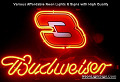 NASCAR  #3 DALE EARNHART Budweiser Beer Bar Neon Light Sign