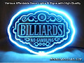 Billiards Pool Snooker 3D Beer Bar Neon Light Sign