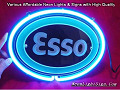 ESSO GAS OIL 3D Neon Light Sign