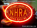 NHRA Championship Dragracing BIKINI 3D Beer Bar Neon Light Sign