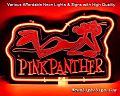 Pink Panther 3D Beer Bar Neon Light Sign