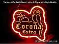 Corona Extra Beer Palm Tree 3D Beer Bar Neon Light Sign