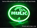 MARVEL COMICS THE INCREDIBLE HULK 3D Beer Bar Neon Light Sign
