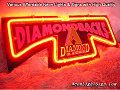MLB Arizona Diamondbacks 3D Beer Bar Neon Light Sign