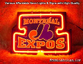 MLB MONTREAL EXPOS 3D Beer Bar Neon Light Sign