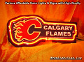 NHL Calgary Flames 3D Beer Bar Neon Light Sign