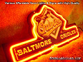 MLB BALTIMORE ORIOLES 3D Beer Bar Neon Light Sign