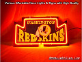 NFL WASHINGTON REDSKINS 3D Beer Bar Neon Light Sign
