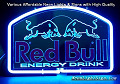 Red Bull Energy Drink 3D Beer Bar Neon Light Sign
