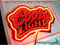 COORS LIGHT BIKINI 3D Beer Bar Neon Light Sign
