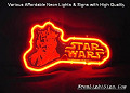 Star Wars 3D Beer Bar Neon Light Sign